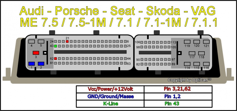Bosch ME 7.5 pinout diagram 3